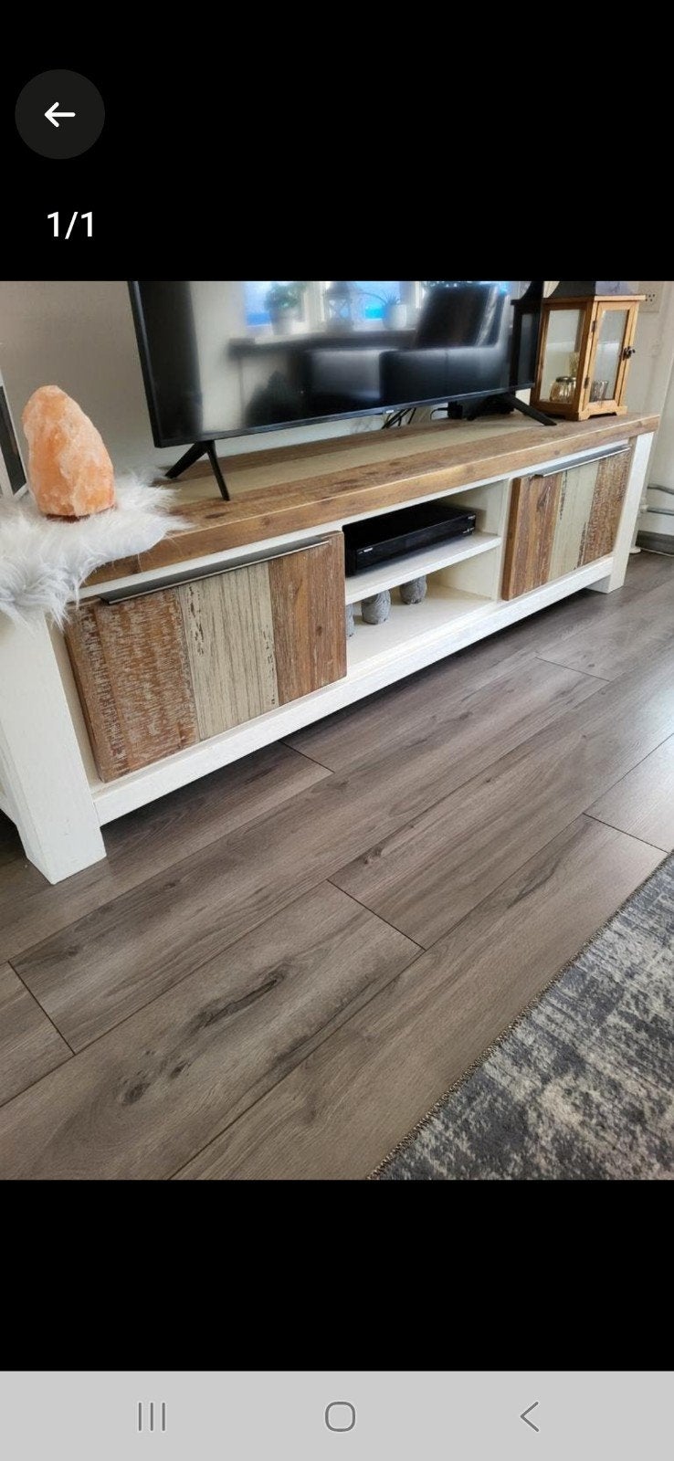 tv meubel, Ophalen, 150 tot 200 cm, Zo goed als nieuw, Minder dan 100 cm