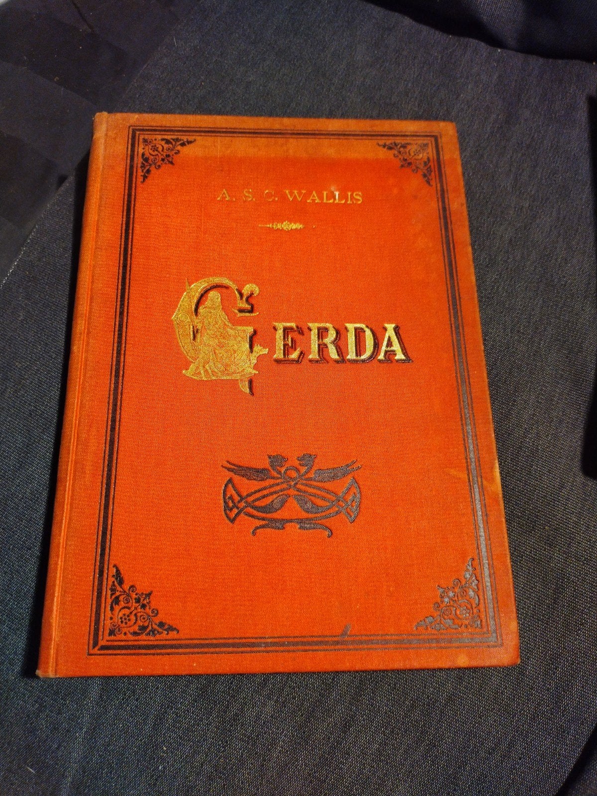 Gerda: Een Noordse Sage - A.S.C. Wallis (Oud Boek), Ophalen of Verzenden