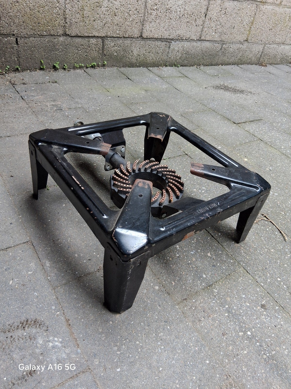 Gasfornuis met 1 pit - Ideaal voor buitenkeuken/camping, Ophalen, Gebruikt, 3 kookzones of minder, Gas