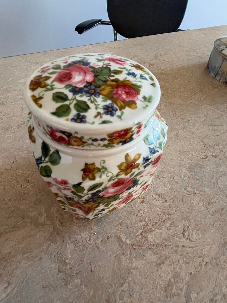 Vintage Sadler Olde Chintz Theebus - Made in England, Antiek en Kunst, Ophalen of Verzenden