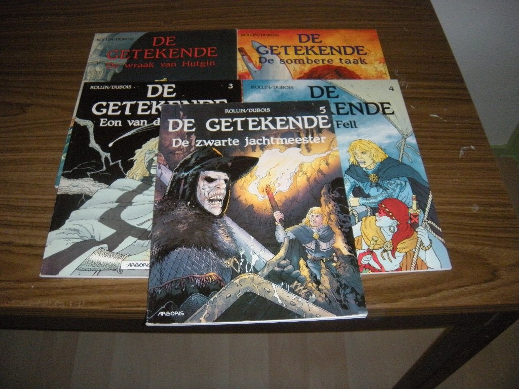 De Getekende 5 delen SC, Boeken, Complete serie of reeks, Ophalen of Verzenden, Zo goed als nieuw