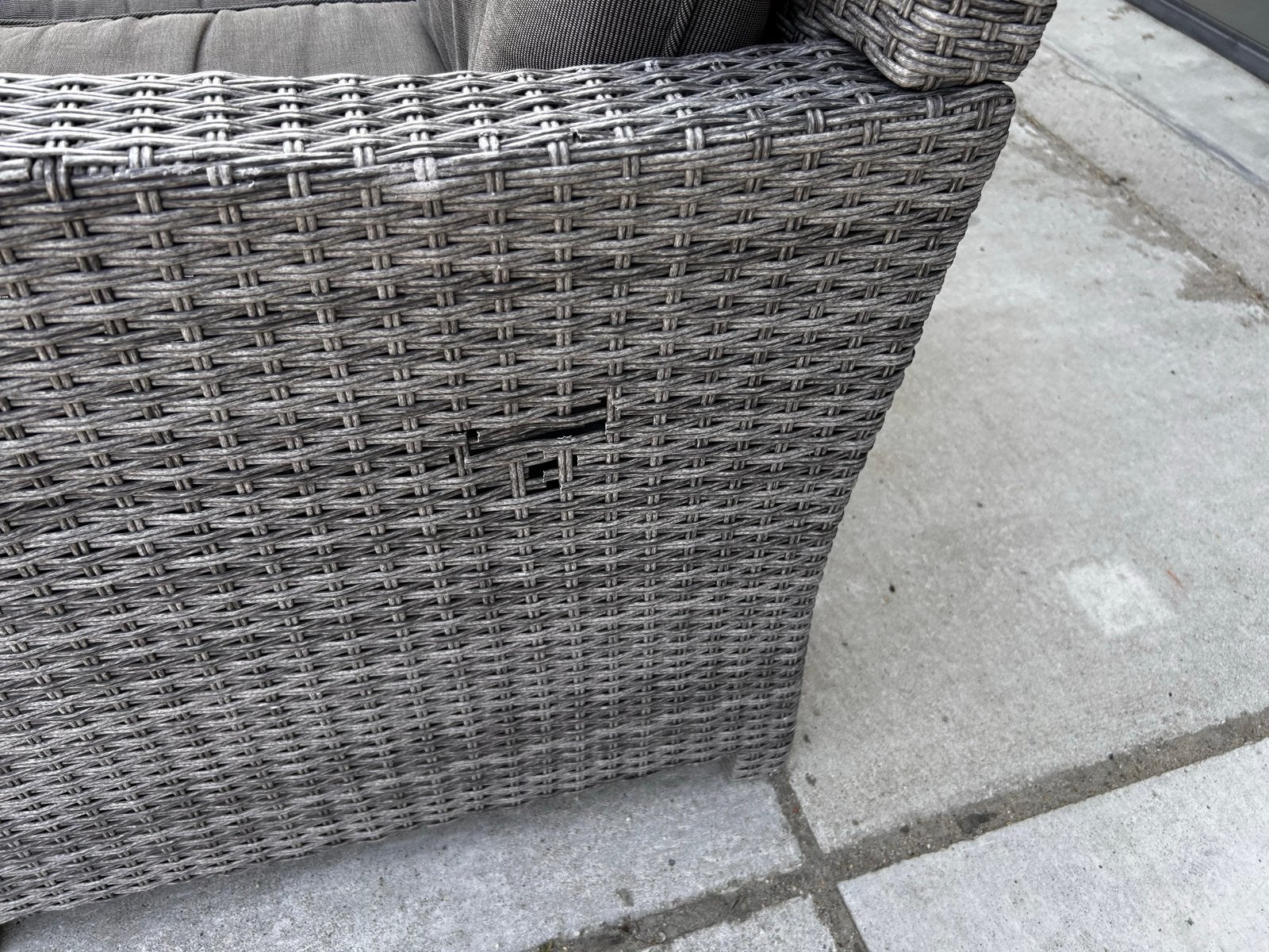 Mooie Garden Impressions dining loungeset met extra stoelen, Ophalen, Gebruikt, Bank, .