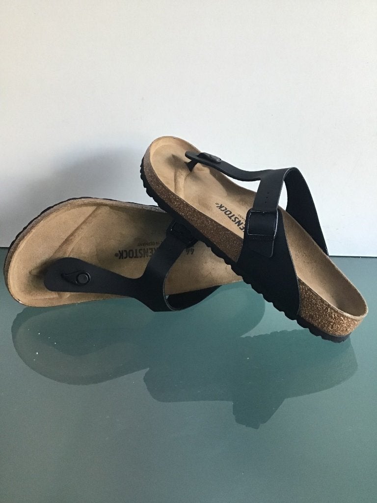 Birkenstock Gizeh 44 zwart | Nieuw! | Gratis verzenden, Slippers, Verzenden, Zwart, Nieuw