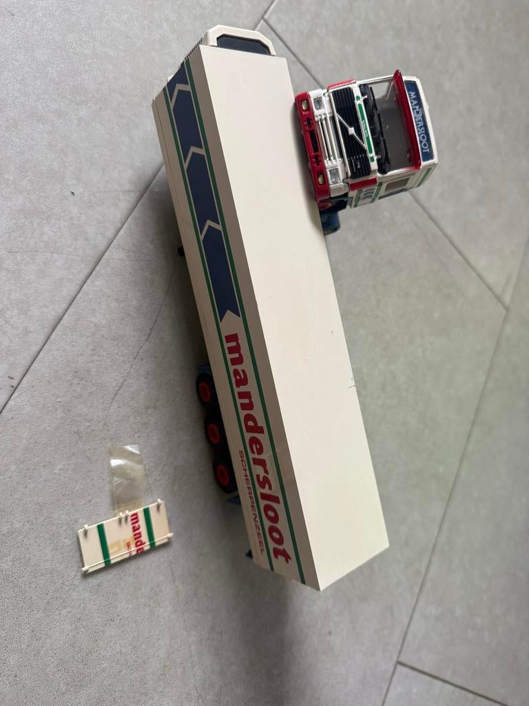 Mandersloot 1:50 Volvo F12 tekno modelvrachtwagen, Ophalen of Verzenden, Gebruikt, Bus of Vrachtwagen, Overige merken