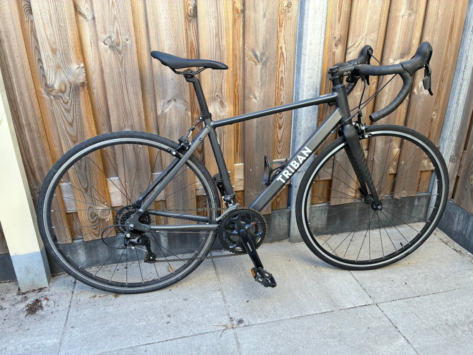 Triban RC120 racefiets, Fietsen en Brommers, Fietsen | Dames | Sportfietsen en Toerfietsen, 28 inch, Velgrem, Zo goed als nieuw