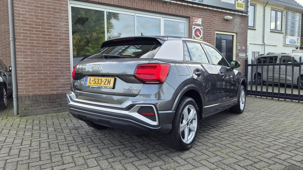 Audi Q2 35 TFSI S edition, Stoelverw, Trekhaak (bj 2021), Auto's, Stof, 4 cilinders, 150 pk, Bedrijf