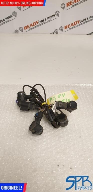 A3 8V PDC PARKEERSENSOREN SET + Kabel 8V0971104 ACHTERBUMPER, Audi, Gebruikt, Audi, Ophalen of Verzenden