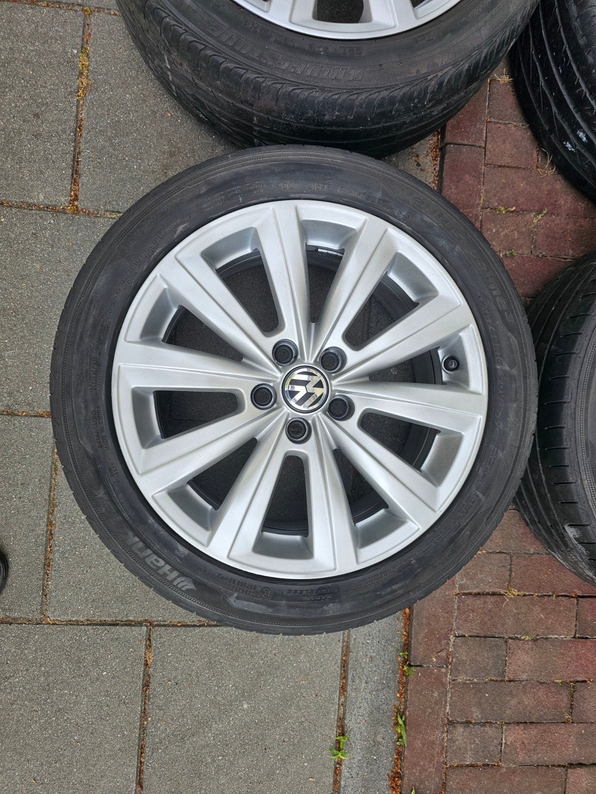 Vw Polo 16 inch Origineel zomer set, Ophalen of Verzenden, Gebruikt