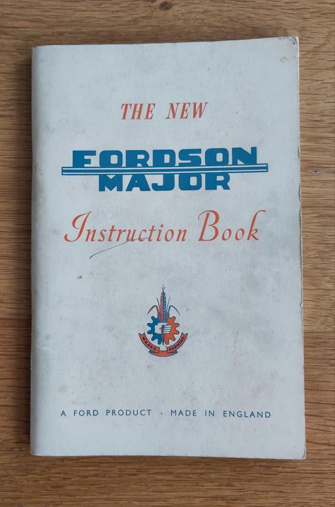 Fordson Major Instructieboek - Origineel Handleiding, Ophalen of Verzenden, Gelezen, Ford, Ford Motor Company