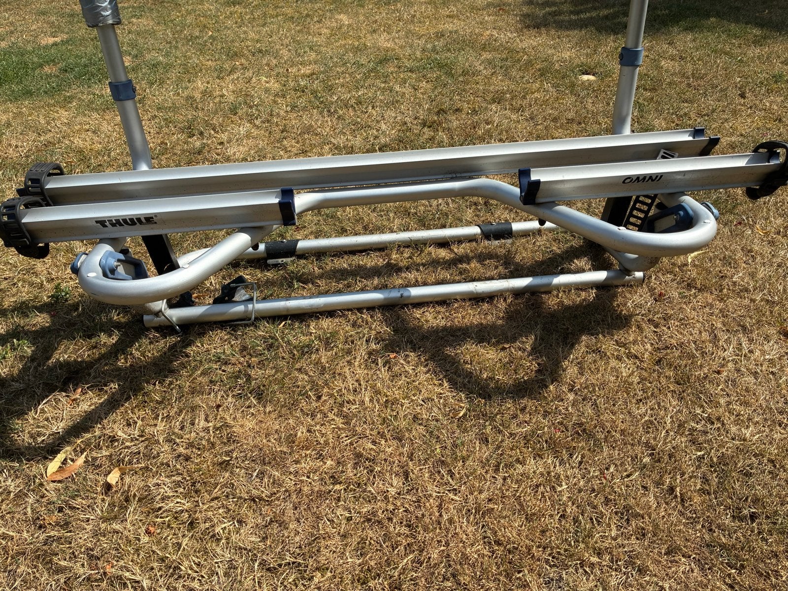 Thule Omni fietsendrager dissel caravan kantelbaar, Ophalen, 2 fietsen, Gebruikt, Fietsendrager-accessoire