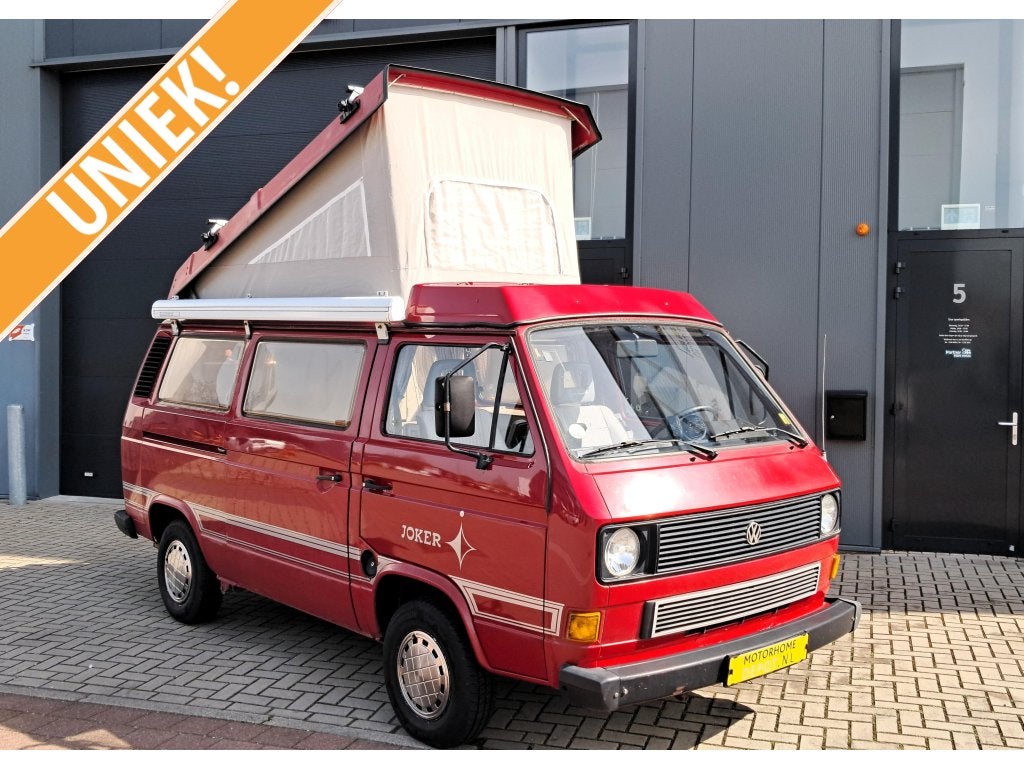 Westfalia Joker T3 Orinele staat / Benzine!, Caravans en Kamperen, Campers, Buscamper of Camperbus, Reservewiel, Bedrijf, Handgeschakeld