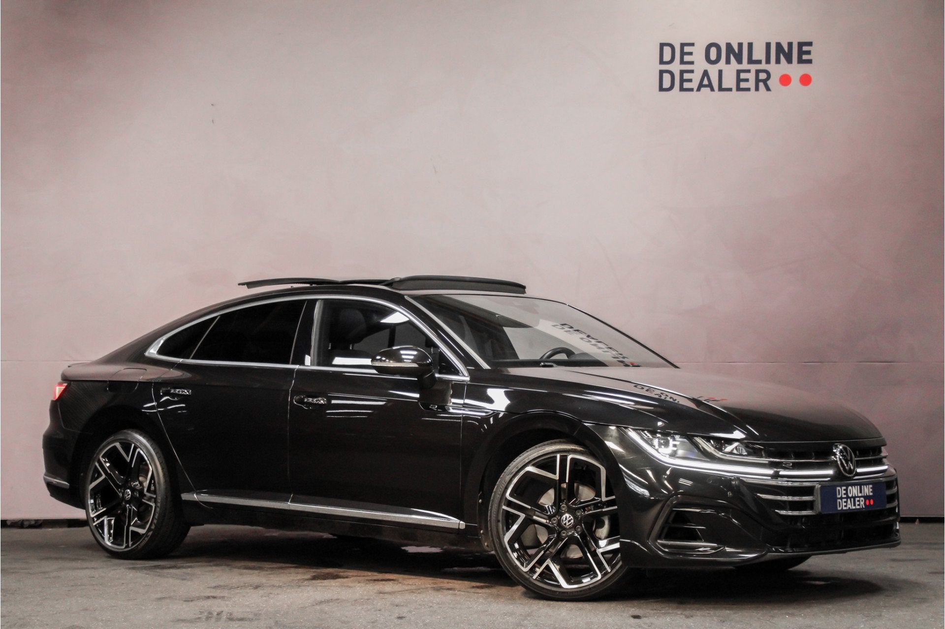 Volkswagen Arteon 2.0 TSI R-Line Business+ |Pano|20inch|Carp, Auto's, Arteon, Euro 6, 1984 cc, Zwart