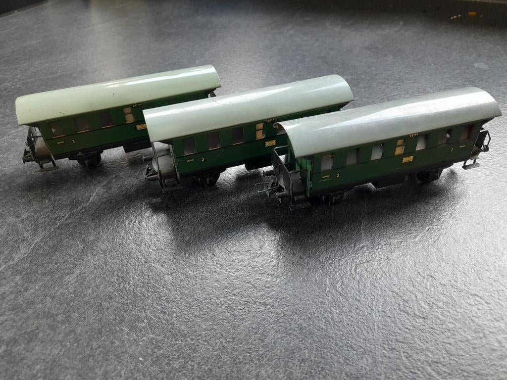 Trix Express blikken personenrijtuigen, 20/114., Gebruikt, Gelijkstroom, Trix, Wagon