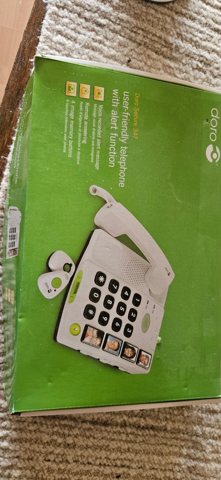 Doro Secure 347 seniorentelefoon met alarmfunctie, Ophalen