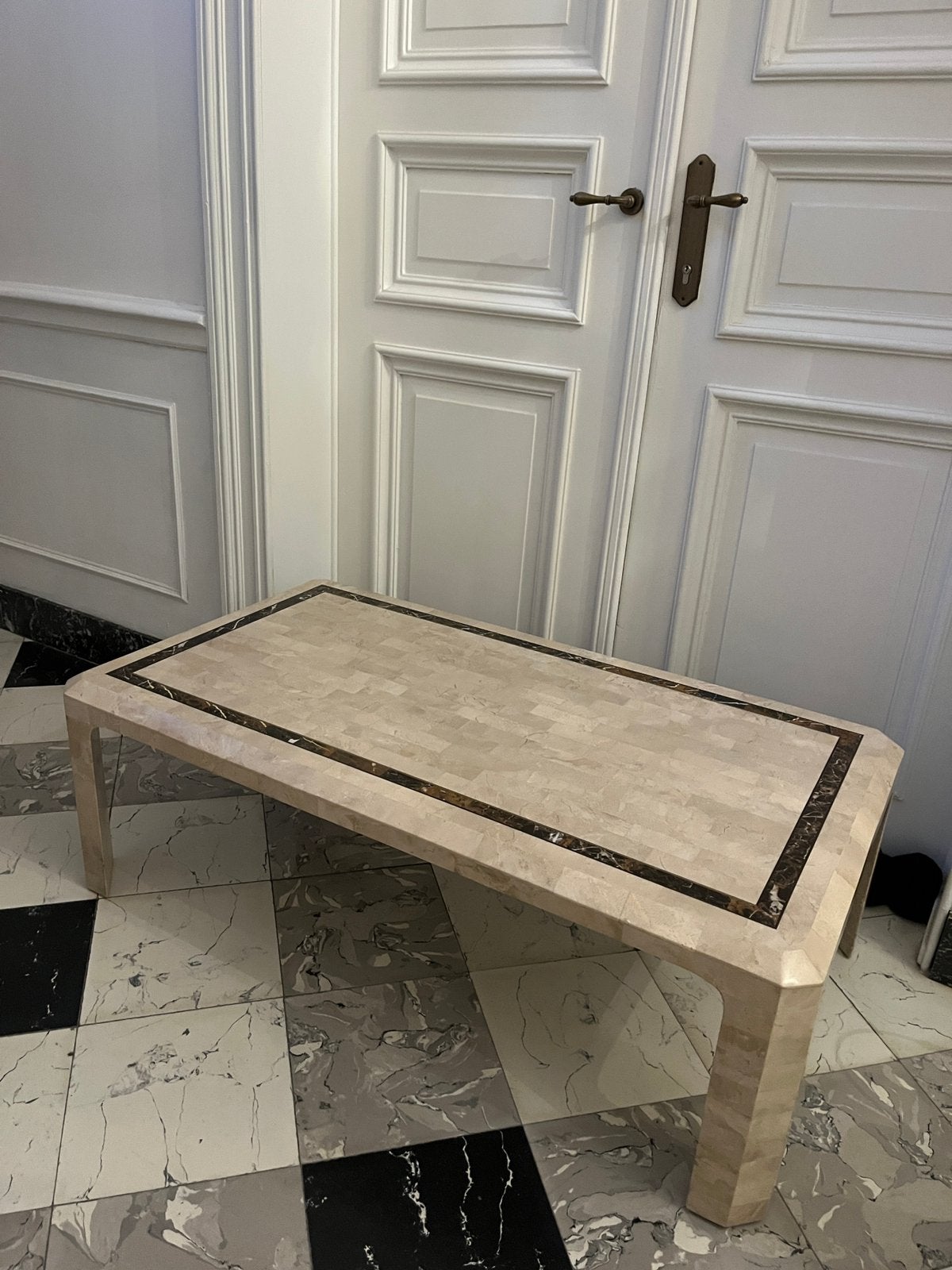 Vintage Italiaanse salontafel, Ophalen, 100 tot 150 cm, 50 tot 100 cm, Zo goed als nieuw