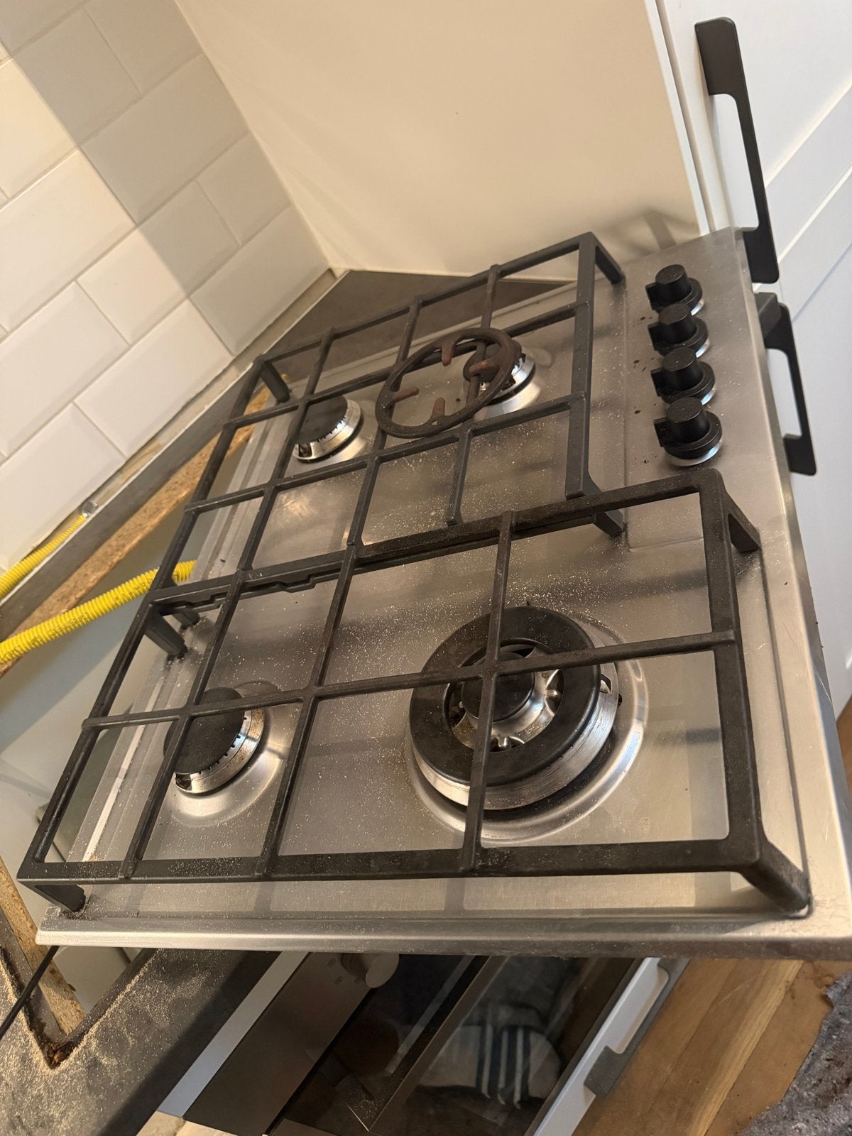 Gebruikt gasfornuis, Ophalen, Gebruikt, 4 kookzones, Inbouw