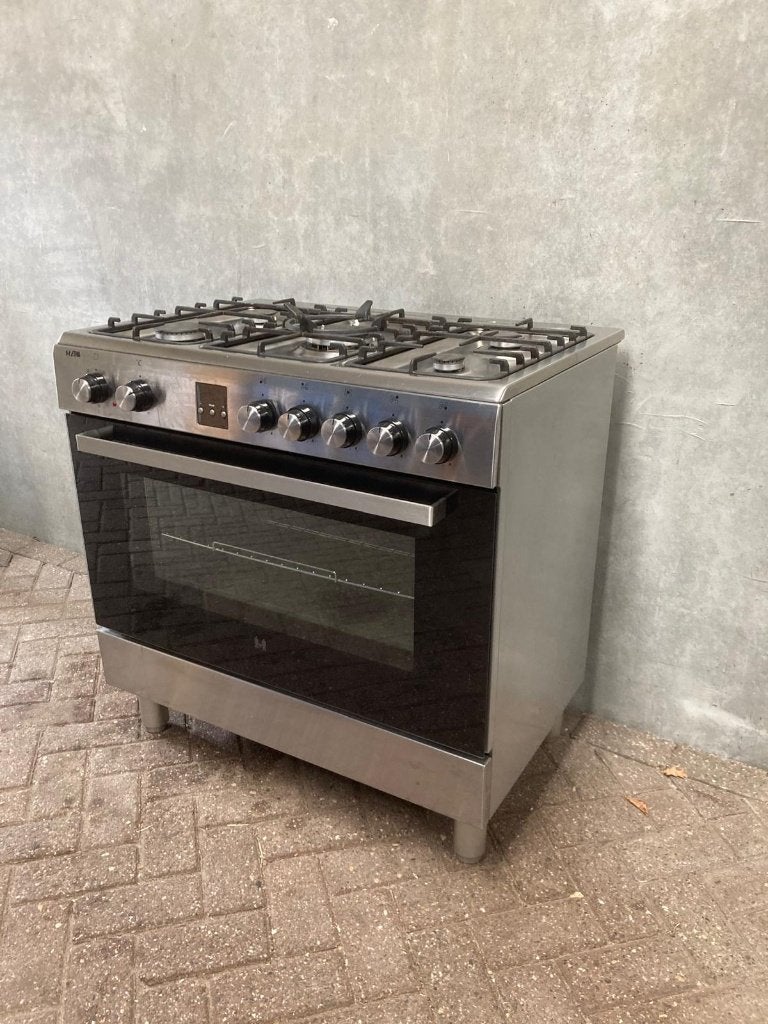 ETNA 5 pits fornuis te koop, Ophalen, 60 cm of meer, Zo goed als nieuw, Gas