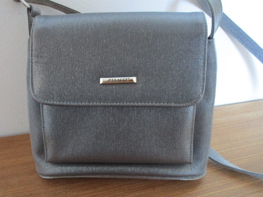 Nr.78: Mooie Handtas Tas van Bulaggi Zilver Nieuwstaat, Ophalen of Verzenden, Zo goed als nieuw, Overige kleuren, Handtas