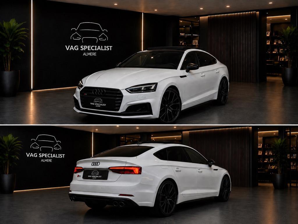 Audi A5 Sportback 3.0 TFSI S5 QUATTRO Pro Line PlusPANO/ACC/, Auto's, Stof, Gebruikt, 2995 cc, Wit