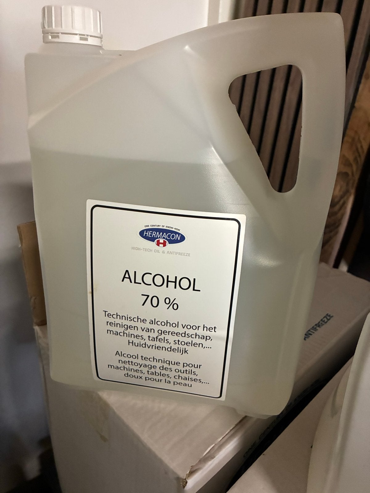 Alcohol 70%, Ophalen