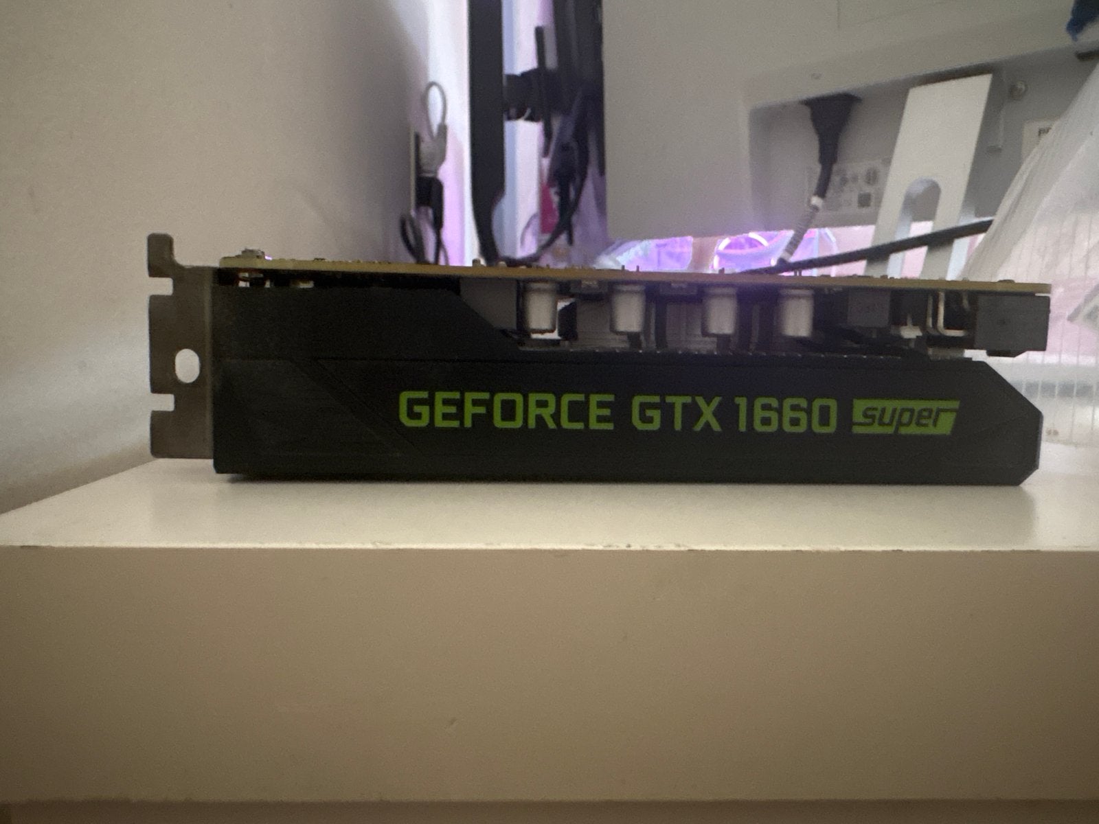 Nvidia GeForce GTX 1660 SUPER, Computers en Software, Videokaarten, PCI-Express 3, Gebruikt, GDDR6, Ophalen of Verzenden