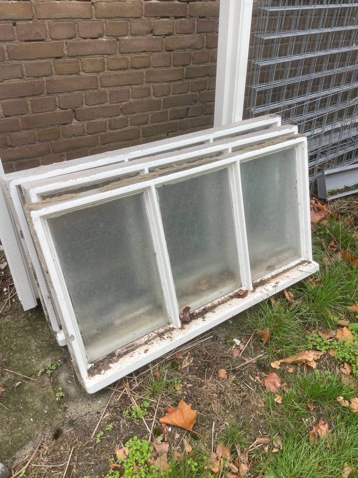 Gebruikte ramen - stalramen, Ophalen, Gevelraam of Ruit, Gebruikt, Minder dan 80 cm