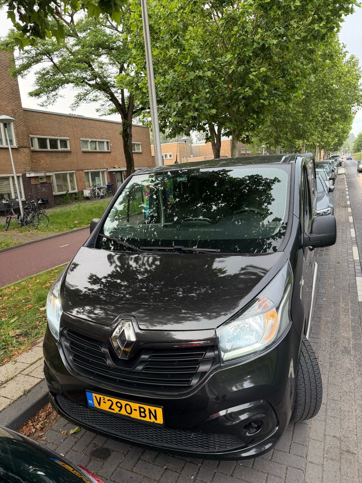 Renault Trafic - dubbele cabine - Gbdc 1.6 dCi L2h1 T29 2016, Auto's, Bestelauto's, Voorwielaandrijving, Renault, Zwart, 6 stoelen