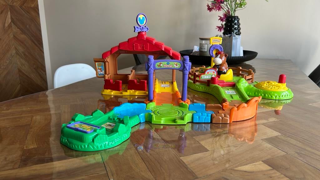 VTech Zoef Zoef Dieren Paardenmanege Speelset, Ophalen of Verzenden, Zo goed als nieuw, 2 tot 4 jaar
