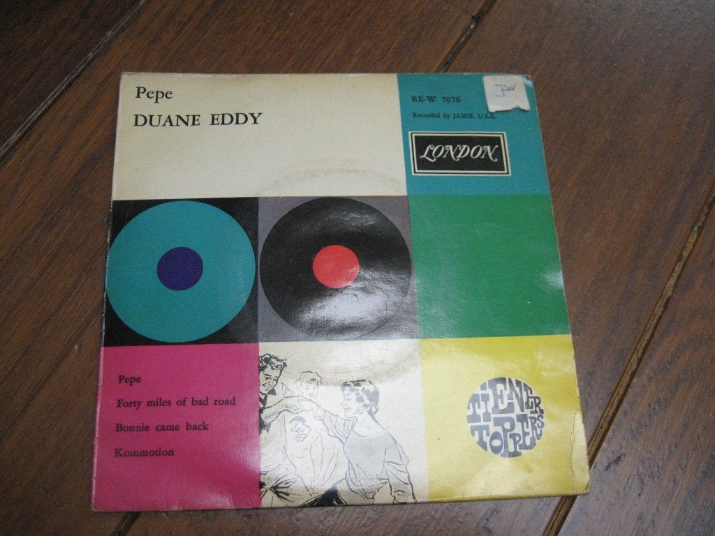 Early sixties duane eddy 5x, Cd's en Dvd's, Gebruikt, 7 inch, Ophalen of Verzenden, EP