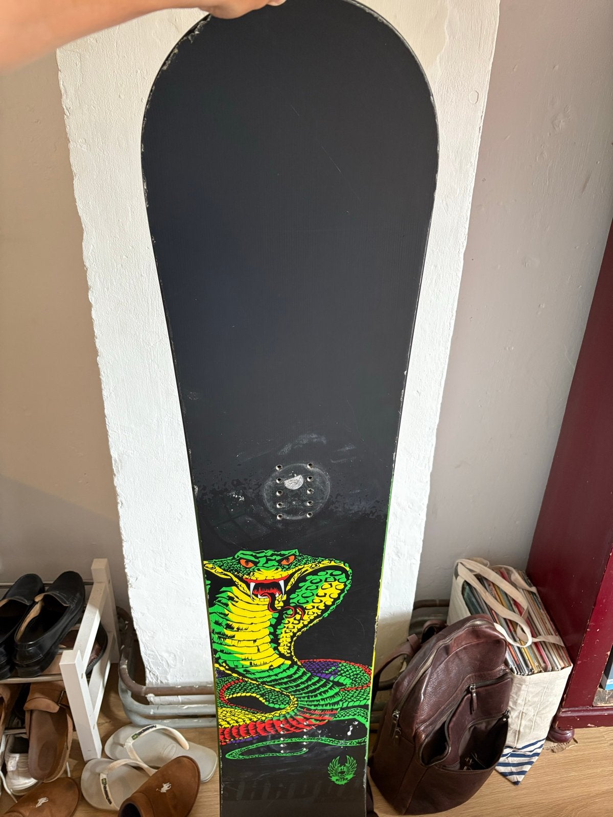 Nitro blacklight Snowboard 161cm camber, Sport en Fitness, Snowboarden, Ophalen, Gebruikt, Board
