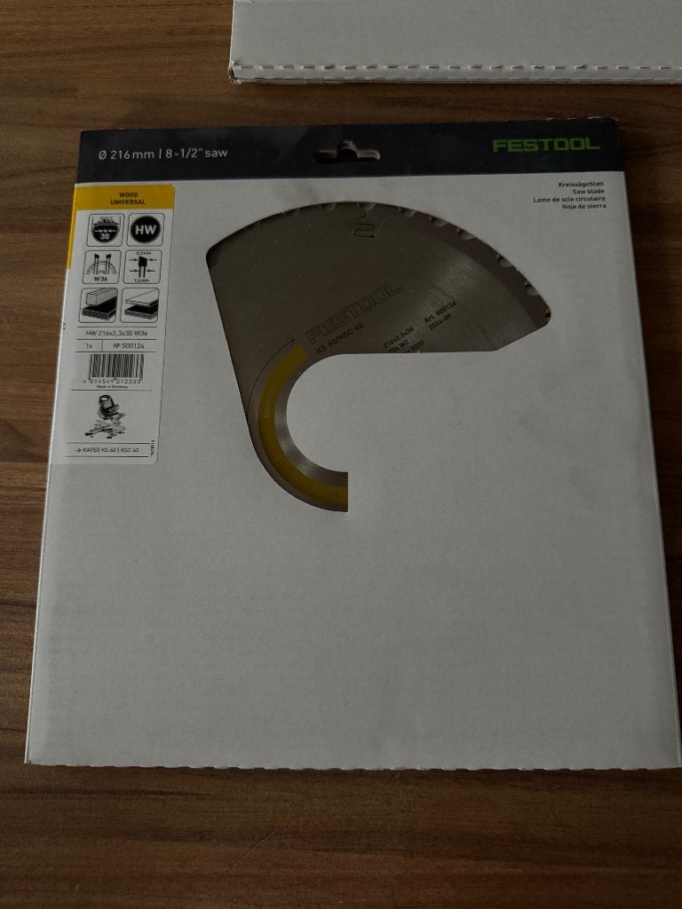Nieuw zaagblad voor Festool KAPEX KS60 wood universal W36, Ophalen of Verzenden, Nieuw