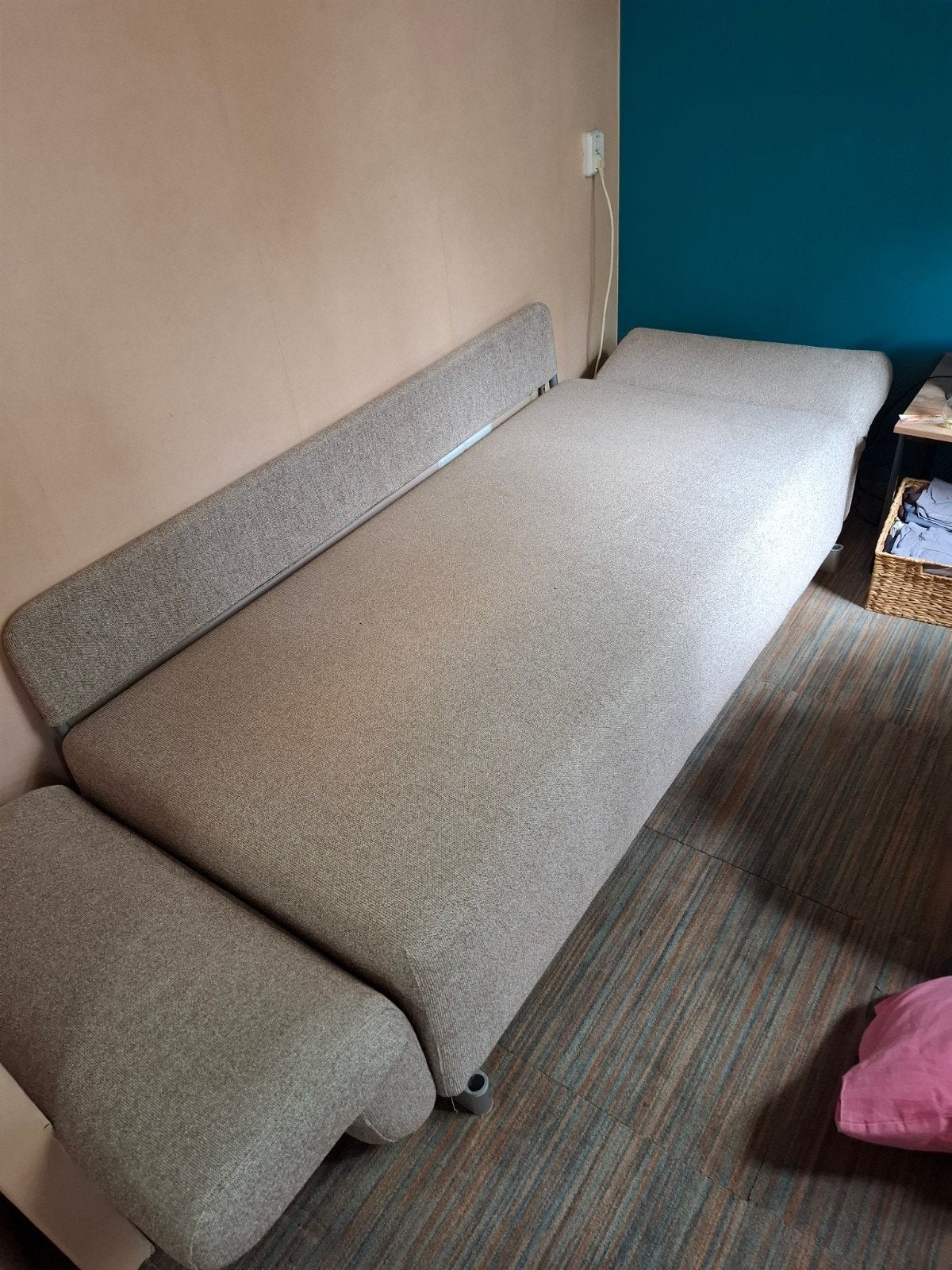 Comfortabele slaapbank / eenpersoonsbed, Ophalen, Gebruikt, Eenpersoons, 80 cm