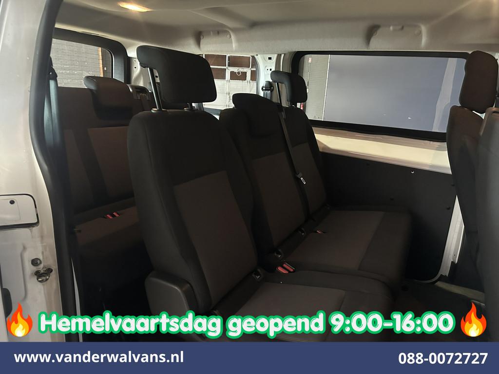 Opel Vivaro Combi 1.5 CDTI 120pk L2H1 Personenbus 9-Zits Eur, Auto's, Voorwielaandrijving, Stof, Parkeersensor, Wit