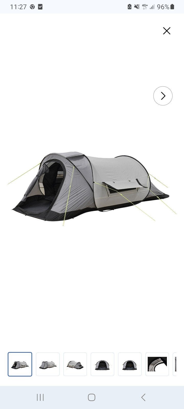 Obelink Aero Space CoolDark pop-up tent, Caravans en Kamperen, Ophalen, Zo goed als nieuw, Tot en met 2