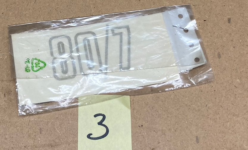 Nieuw (NOS) Sticker 80/7 BMW R80 / 7RT (1977-1984), Motoren, Ophalen of Verzenden