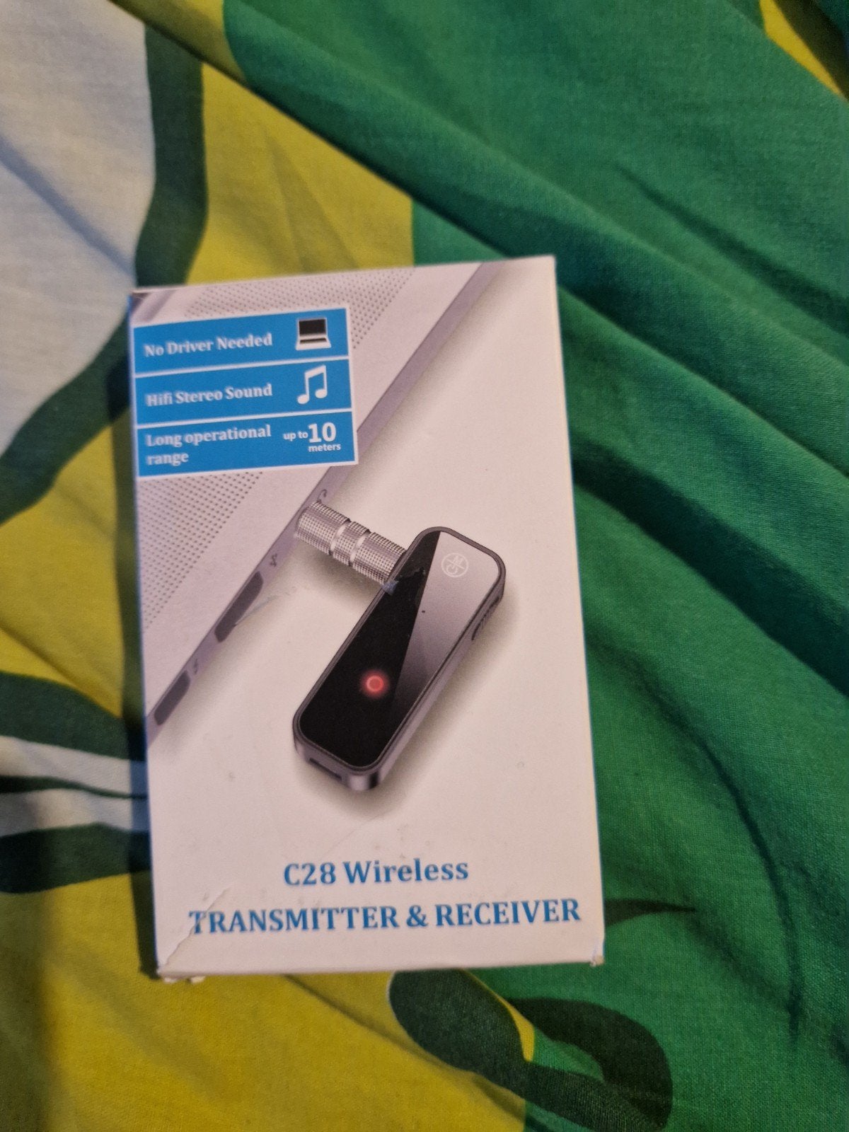 C28 Draadloze Zender & Ontvanger - Bluetooth Audio Adapter, Audio, Tv en Foto, Ophalen of Verzenden, Nieuw, Minder dan 2 meter