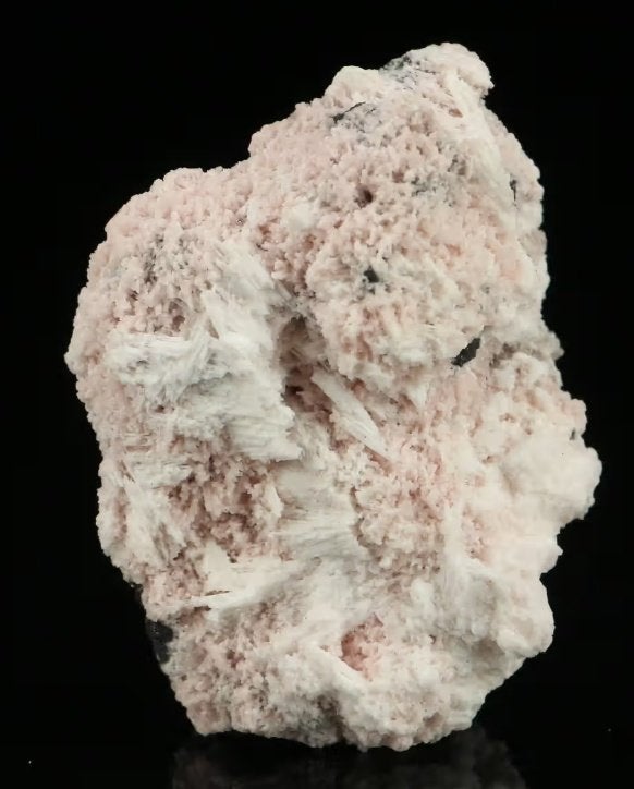 KUTNOHORIET kristallen UV op RHODOCHROSIET uit Zuid-Afrika., Ophalen of Verzenden, Mineraal