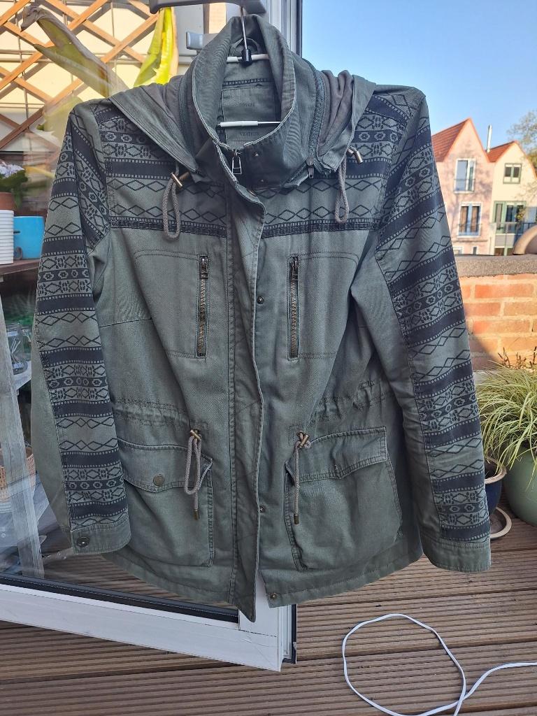 Katoenen parka jas maat 42, Yessica, Maat 42/44 (L), Ophalen of Verzenden, Gedragen