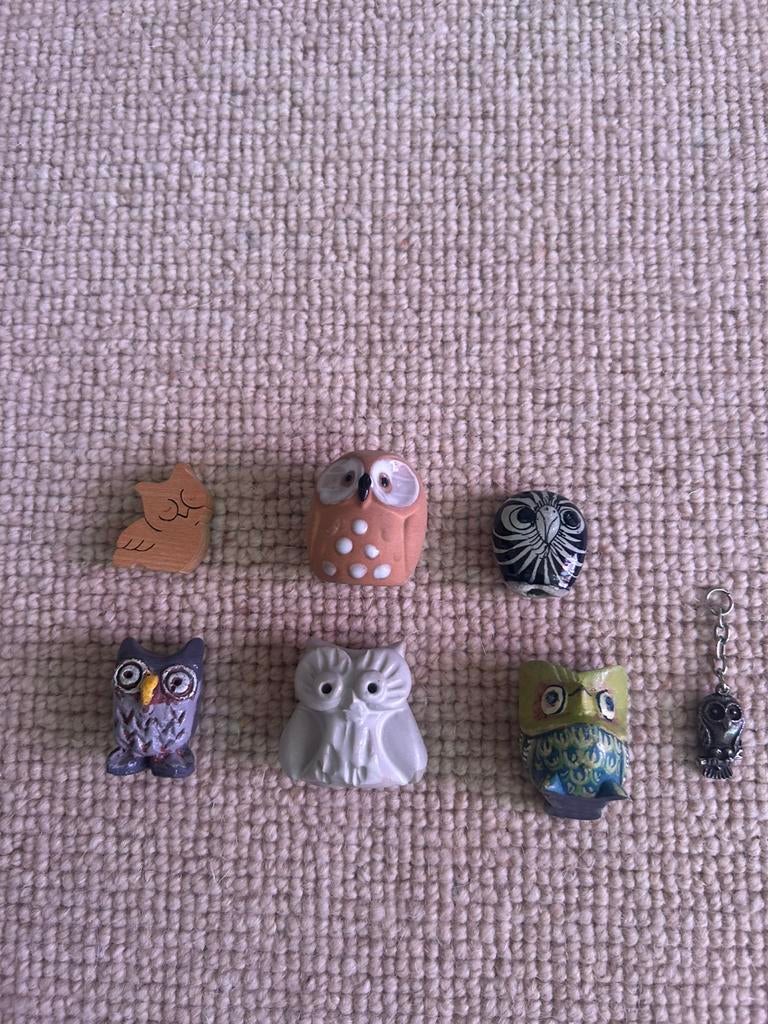 Diverse Uiltjes van verschillende materialen, Ophalen of Verzenden, Zo goed als nieuw, Dier