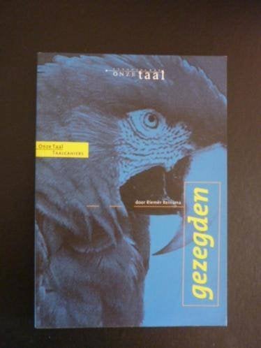 *Riemer Reinsma - Onze taal taalcahiers, gezegden, Verzenden, Nieuw
