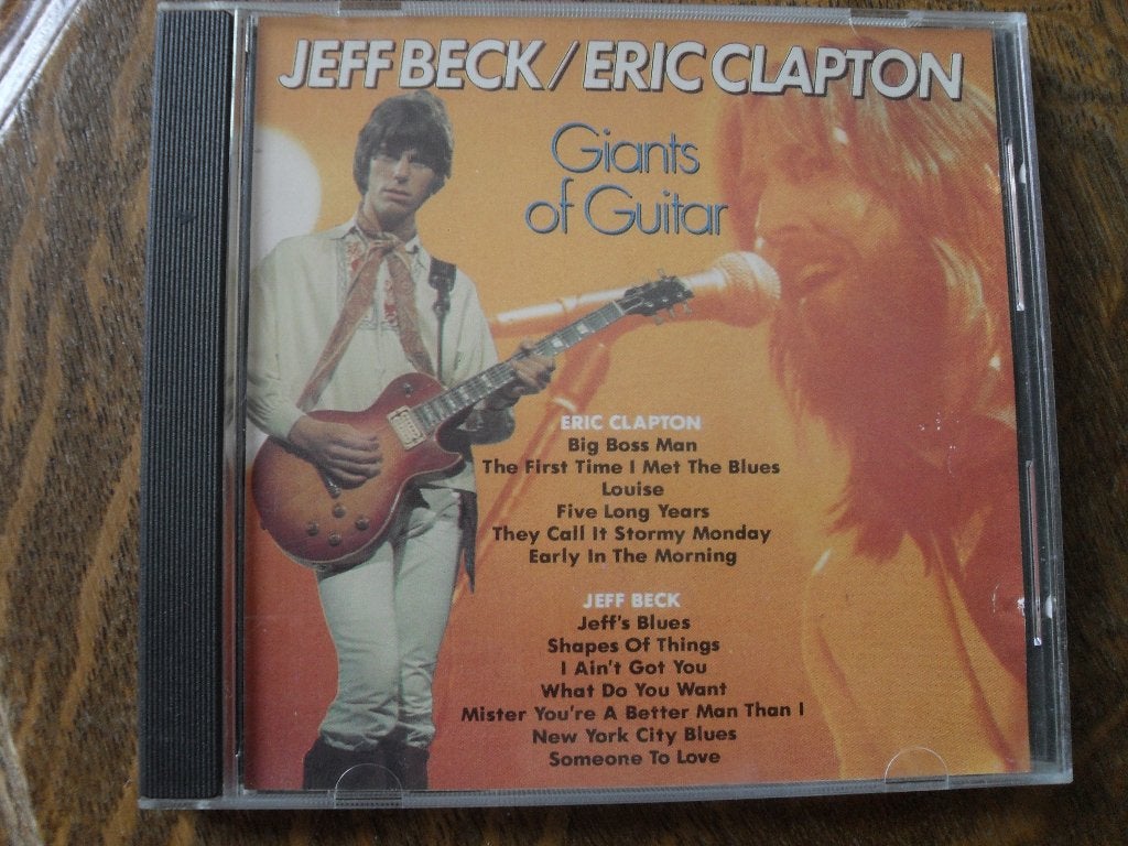 CD ERIC CLAPTON/JEFF BECK., Cd's en Dvd's, Cd's | Jazz en Blues, Zo goed als nieuw, Blues, Overige typen, Inclusief doosje, Ophalen of Verzenden