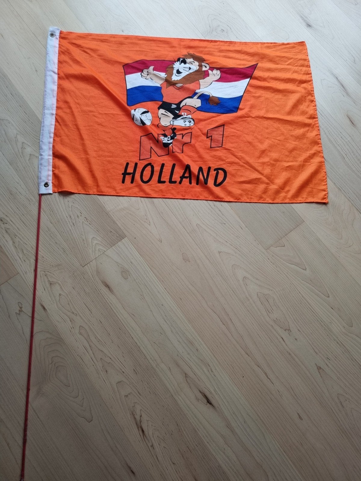 Vlag Nederland • WK • Oranje • Hup Holland Hup, Diversen, Vlaggen en Wimpels, Ophalen, Zo goed als nieuw
