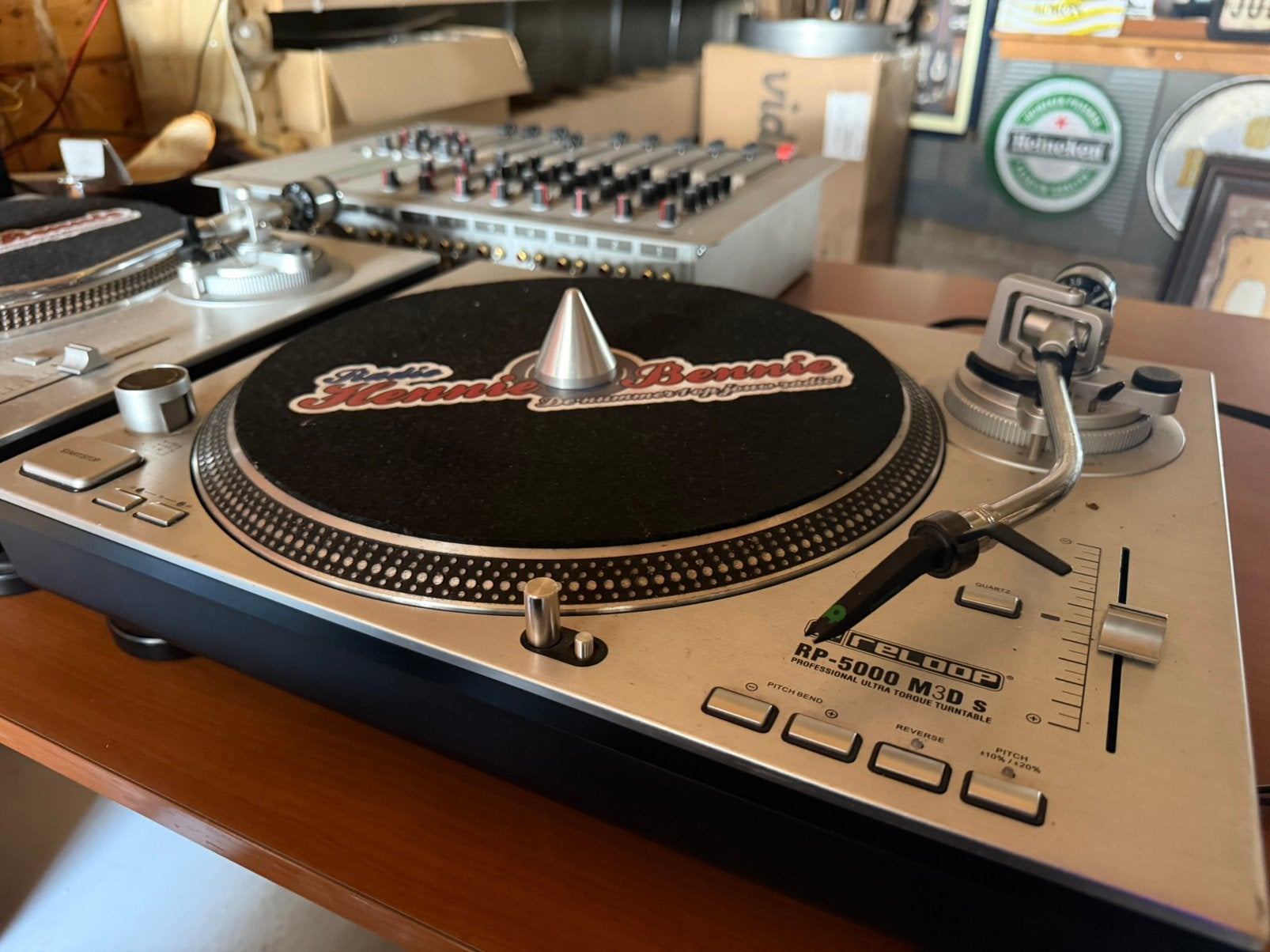 Reloop platenspeler set RP-5000, Ophalen of Verzenden, Zo goed als nieuw, Overige merken