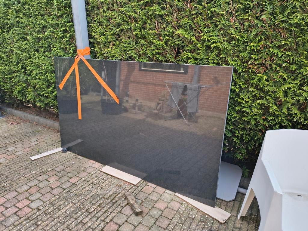Donkergrijs hardstenen blad, Doe-het-zelf en Verbouw, Ophalen of Verzenden, Gebruikt