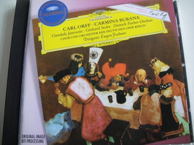 ORFF Carmina burana CD JOCHUM DG ORIGINALS NIEUWSTAAT, Ophalen of Verzenden, Modernisme tot heden, Zo goed als nieuw, Orkest of Ballet