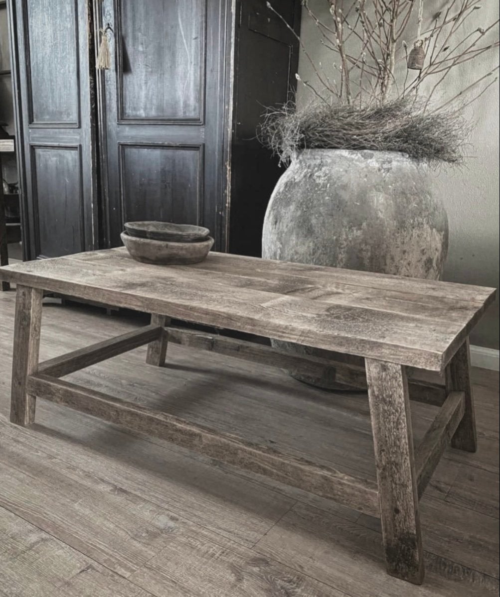~Stoer Sober Landelijk Houten Salontafel~, Ophalen of Verzenden, Nieuw