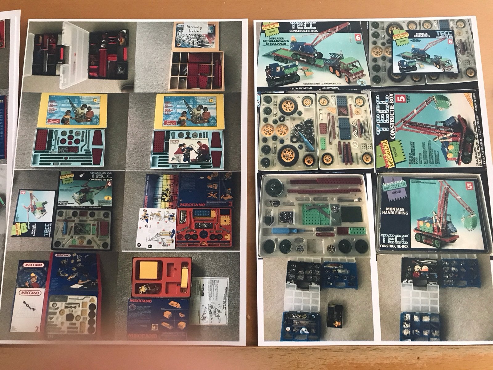 Grote collectie Meccano met motoren, adapters en lectuur, Ophalen, Zo goed als nieuw, Overige merken