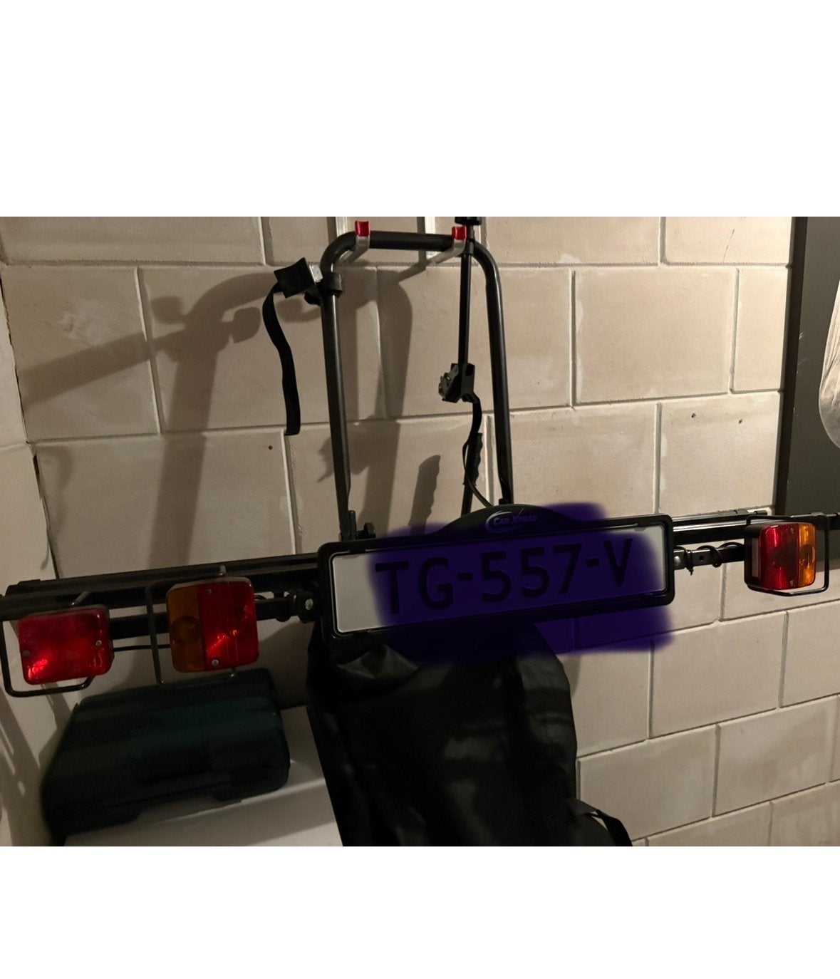 Stevige Fietsendrager voor Trekhaak - Inclusief Verlichting, Ophalen, Gebruikt