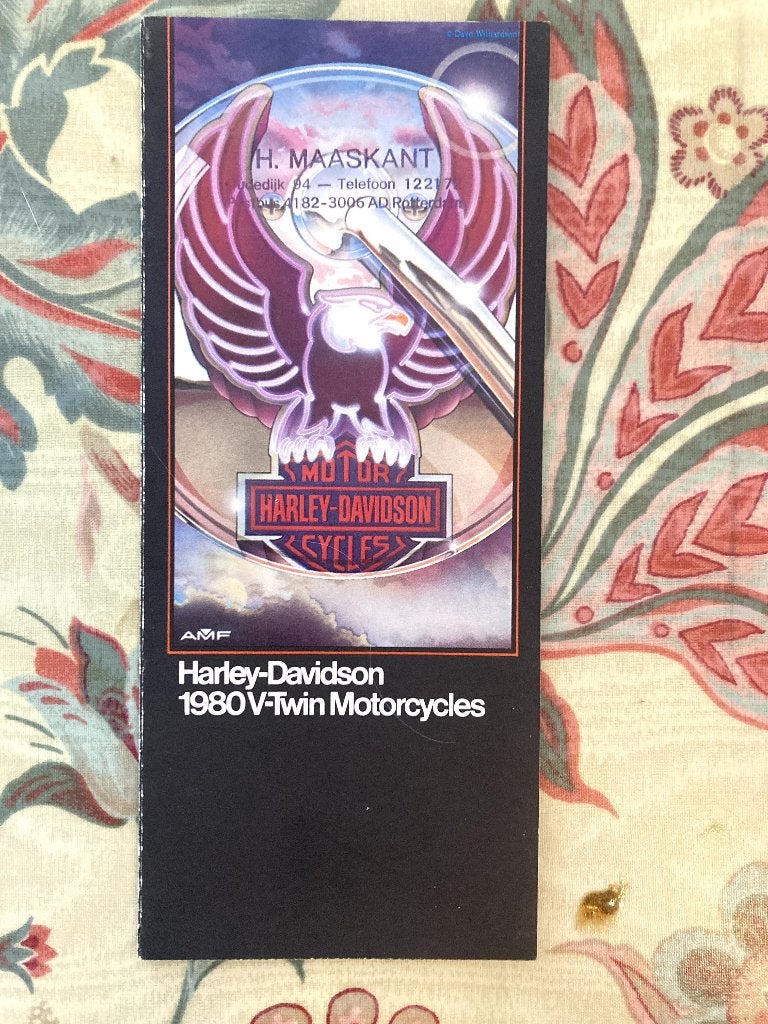 harley davidson brochure, Ophalen of Verzenden, Harley-Davidson of Buell