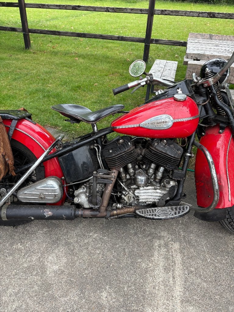 Harley Davidson UL 1941 1200, Motoren, Motoren | Oldtimers, 2 cilinders, Toermotor, 1200 cc